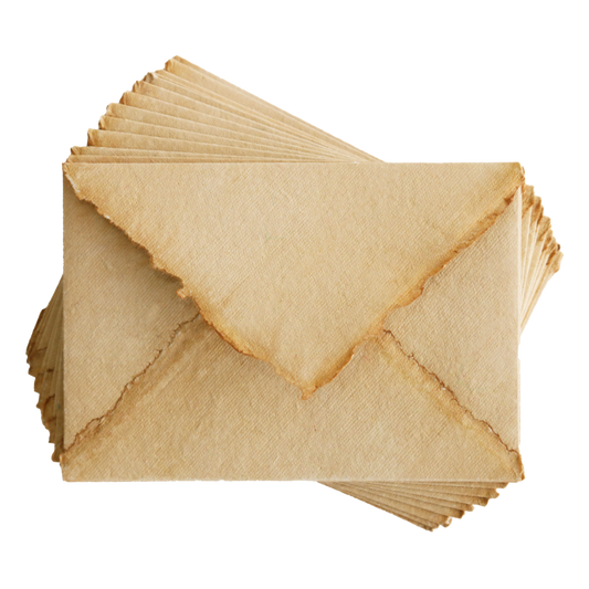 Sahara Vintage Handmade Cotton Envelope (5 x 7", 150 GSM)