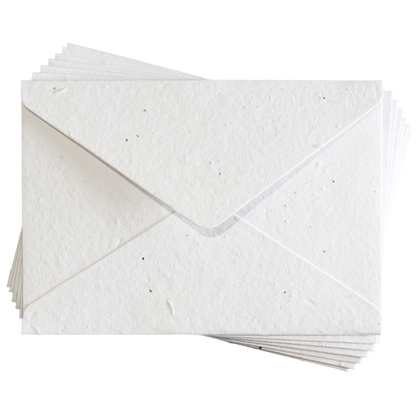 Sandy Handmade A9/C5 Mixed Flower Seed Envelope (6.5 x 9", 250 GSM)